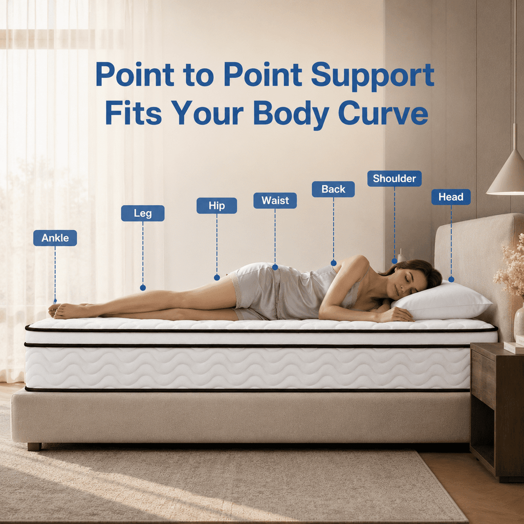Gravellaire 12 Queen Mattress in a Box, Gel Memory Foam and Pocket Spring Hybrid Mattress, Medium Comfort, Pressure Relief, Adult