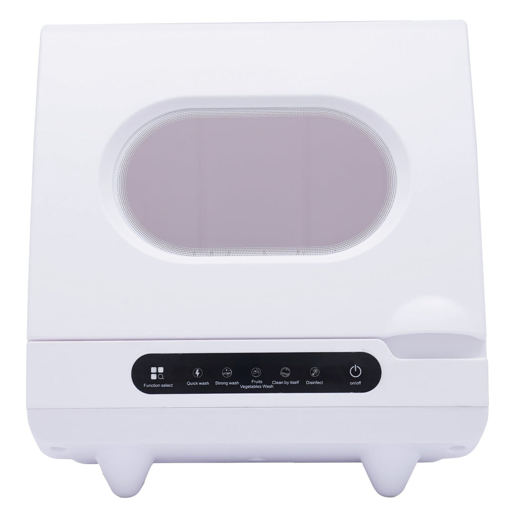 40*40*45cm 1200W Portable White Countertop Dishwasher Mini Countertop Dishwasher Homes Apartments