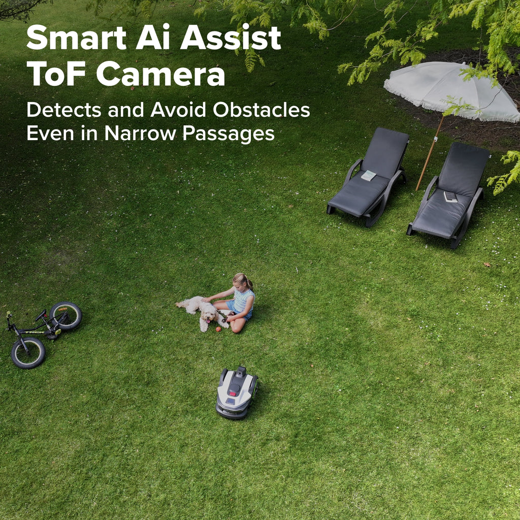 Greenworks AiMowbot Wire-Free RTKVision Robotic Mower C20