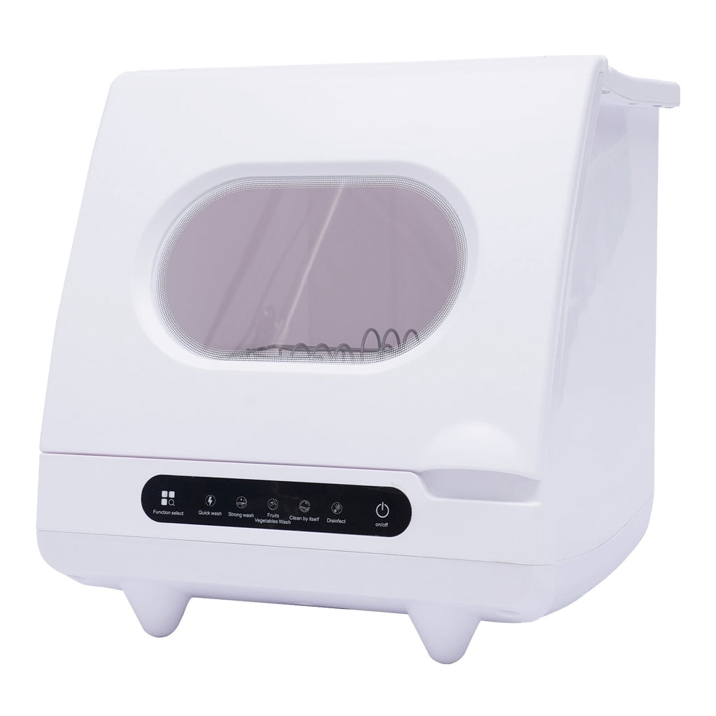 40*40*45cm 1200W Portable White Countertop Dishwasher Mini Countertop Dishwasher Homes Apartments