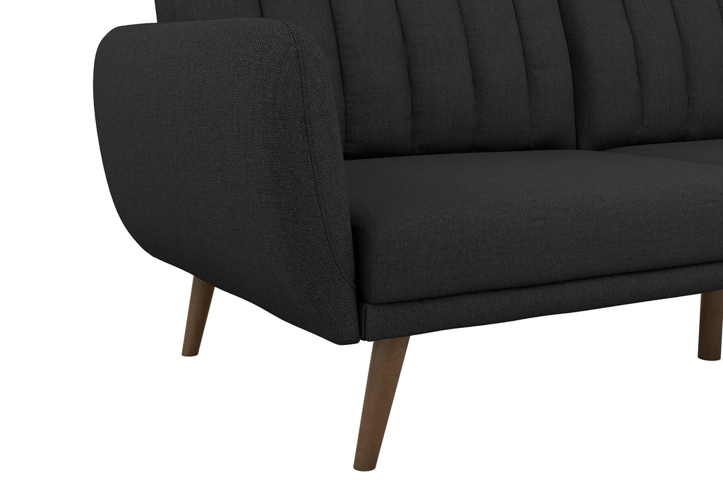 Novogratz Brittany Futon, Blue Linen