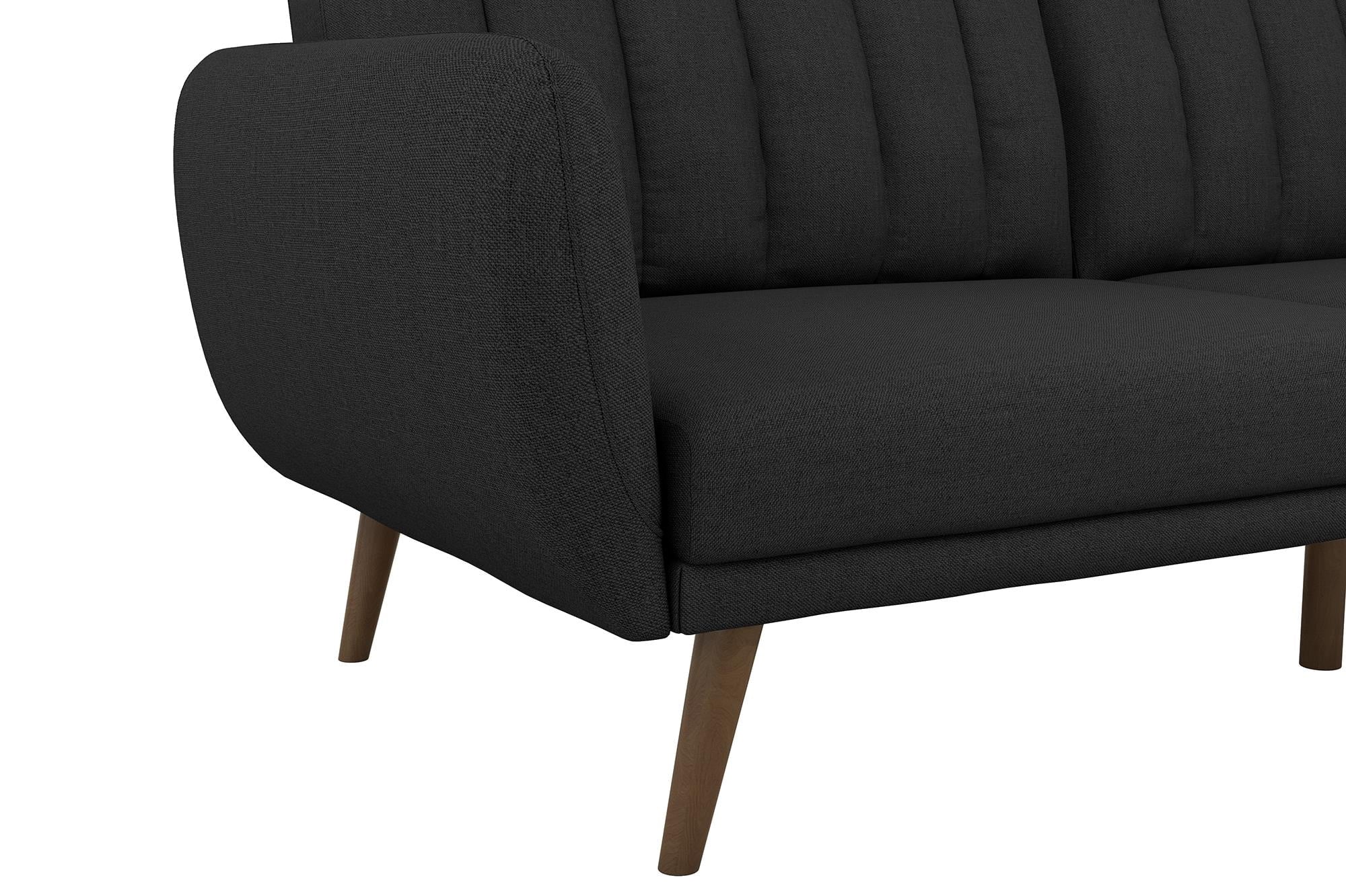 Novogratz Brittany Futon, Blue Linen