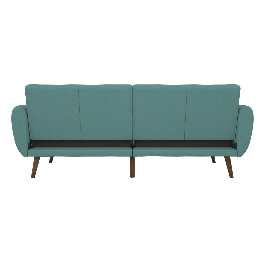 Novogratz Brittany Futon, Blue Linen
