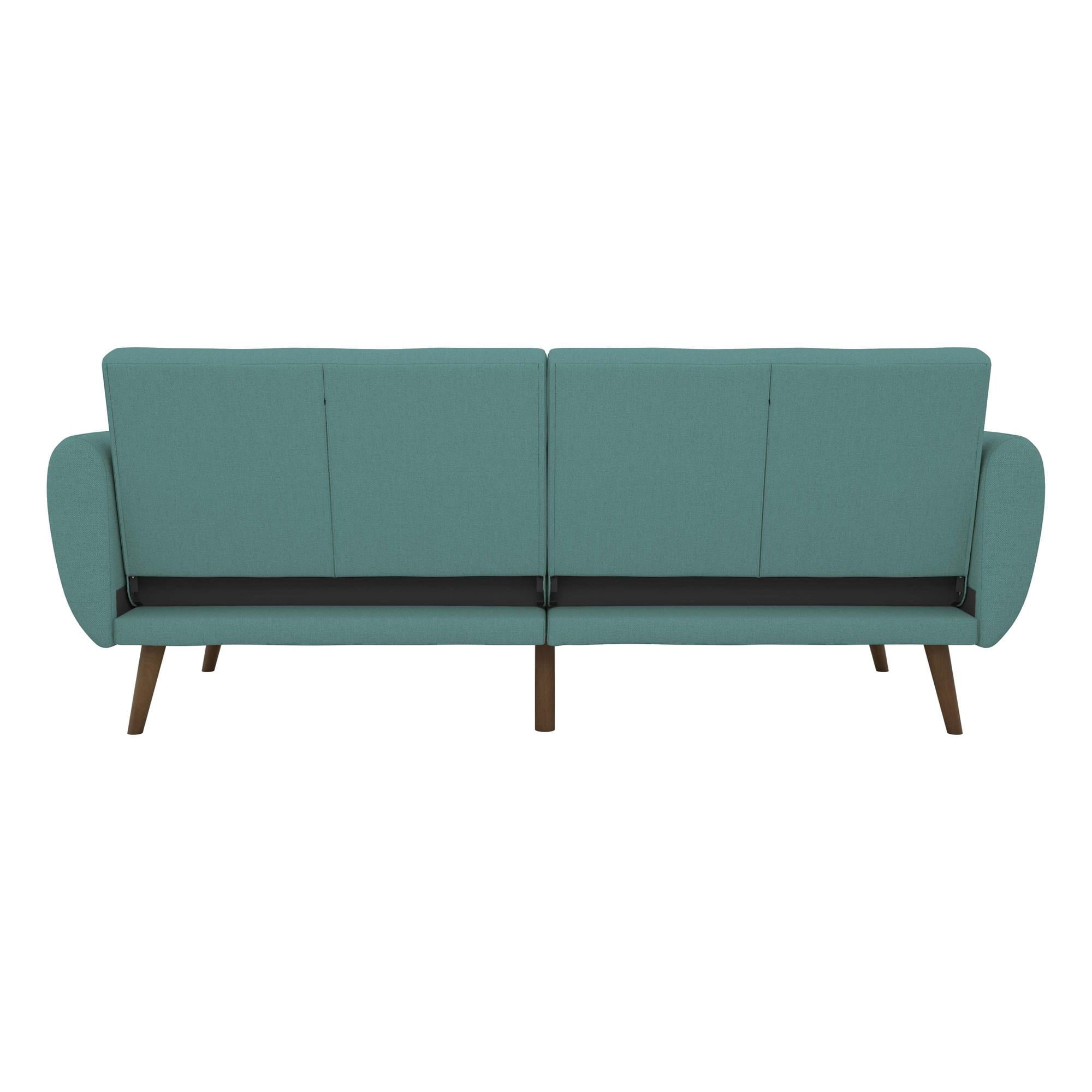 Novogratz Brittany Futon, Blue Linen