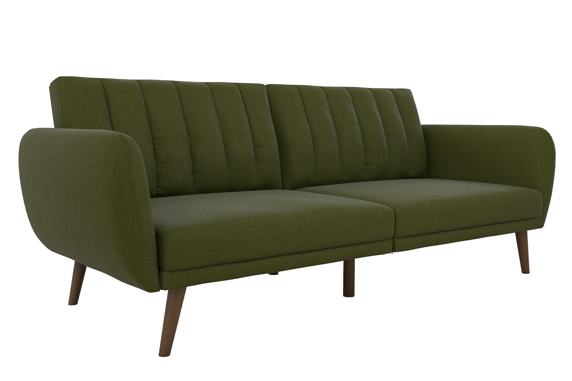 Novogratz Brittany Futon, Blue Linen