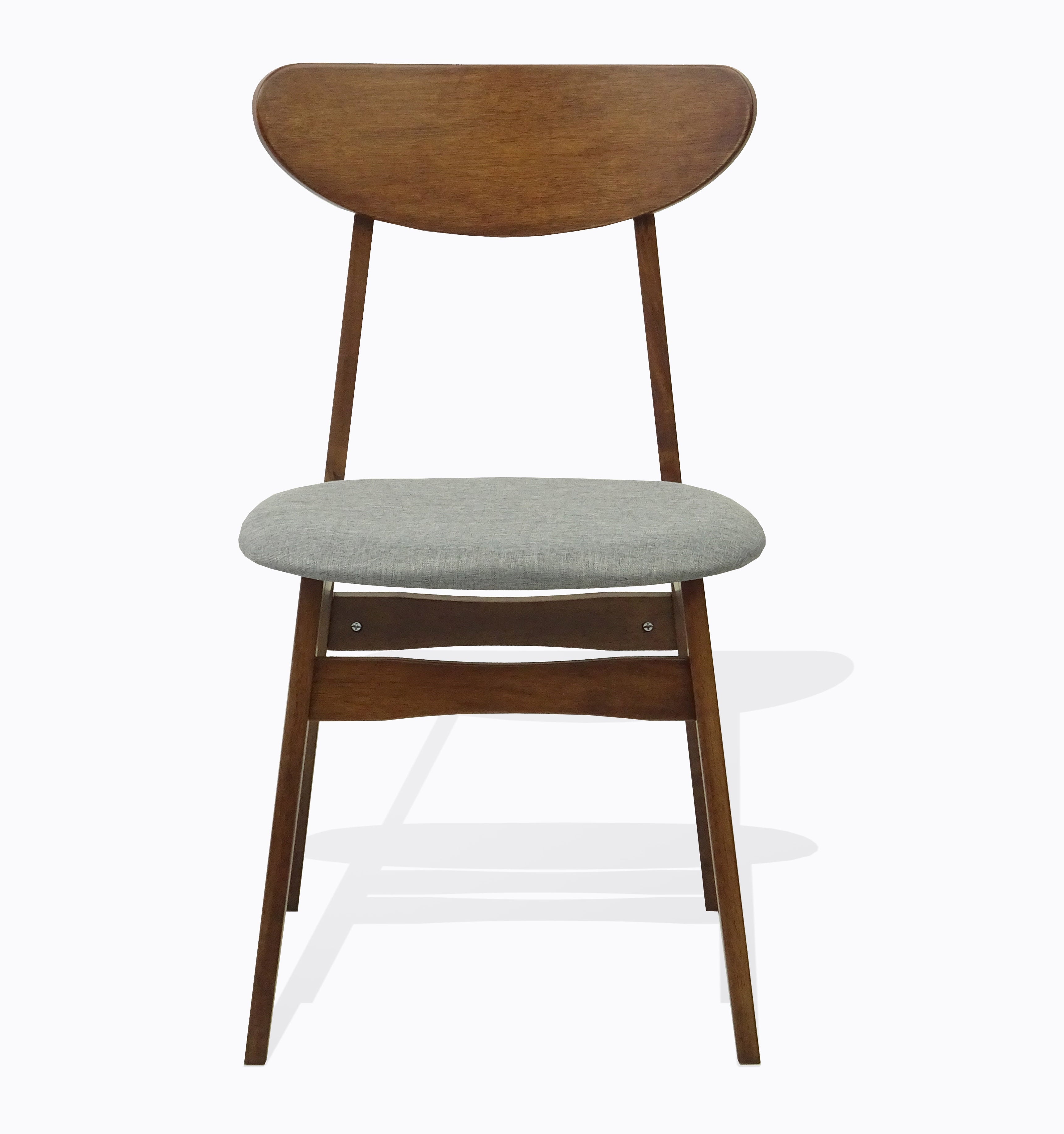 Dining Room Set of 4 Yumiko Chairs and Extendable Round Dining Table Kitchen Modern Solid Wood Medium Brown