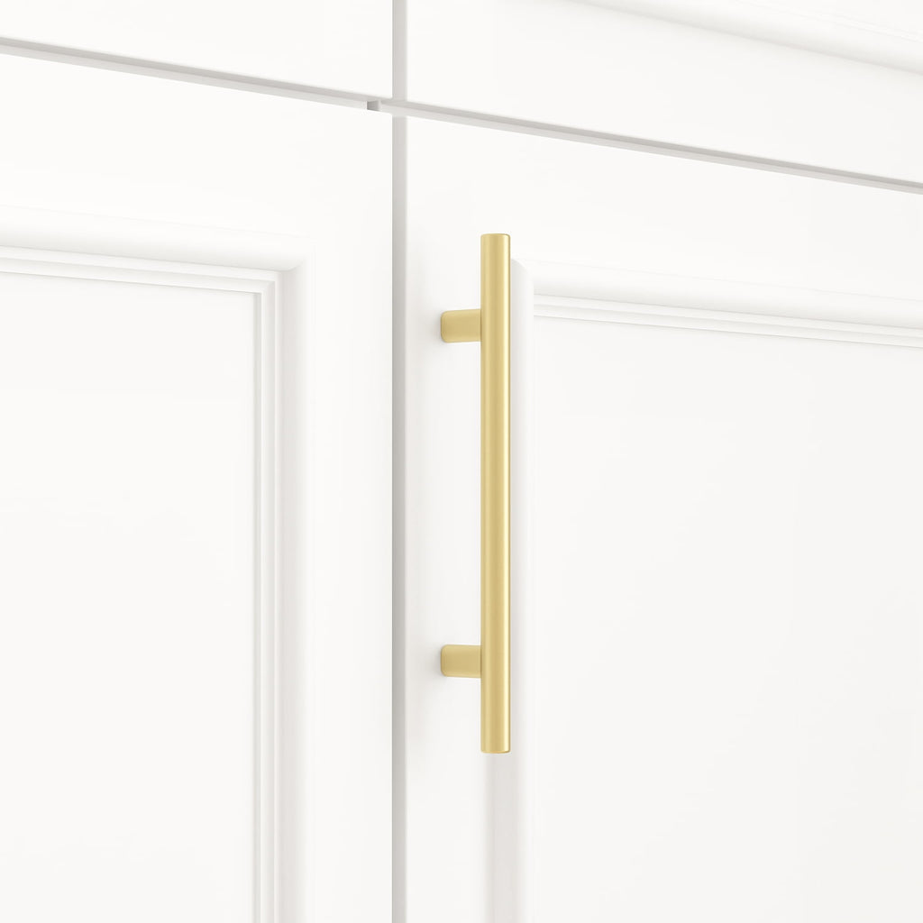 KULAGAGA Wardrobe Closet with Hanging Rod, Modern Wooden Armoire with 4 Framed Doors & 3 Large Shelves, Clothes Storage Cabinet Organizer for Bedroom Apartment, White