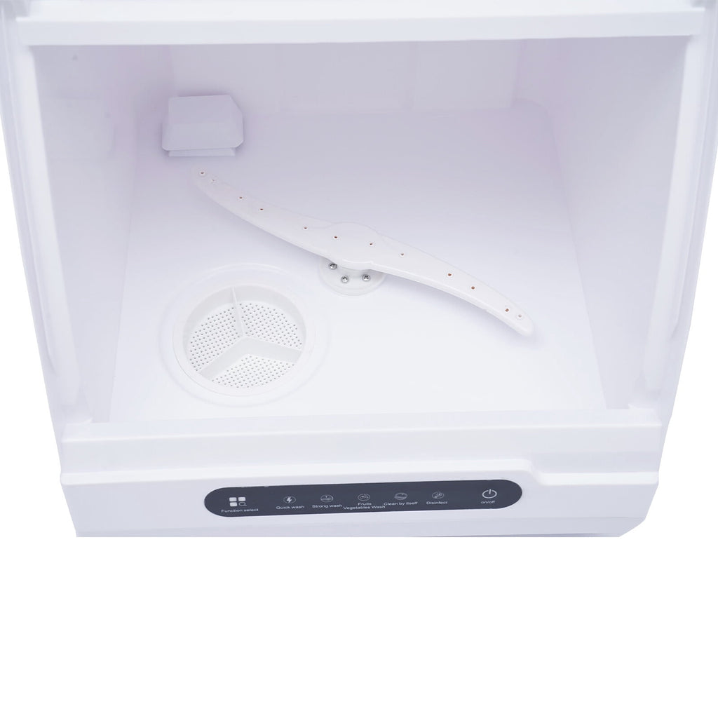 40*40*45cm 1200W Portable White Countertop Dishwasher Mini Countertop Dishwasher Homes Apartments