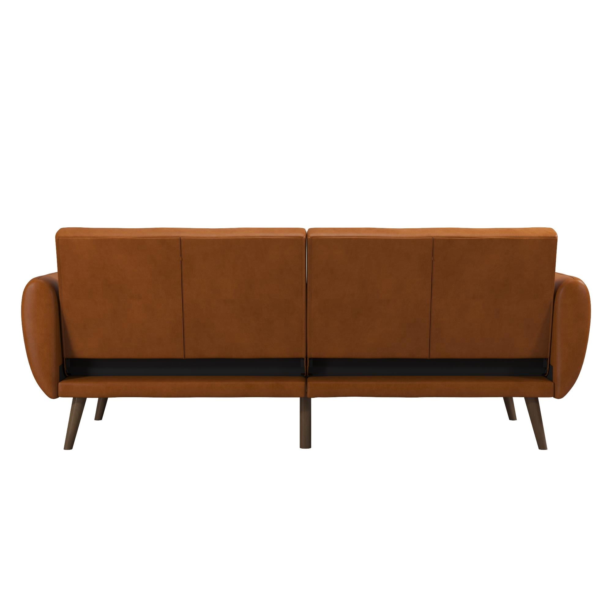 Novogratz Brittany Futon, Blue Linen