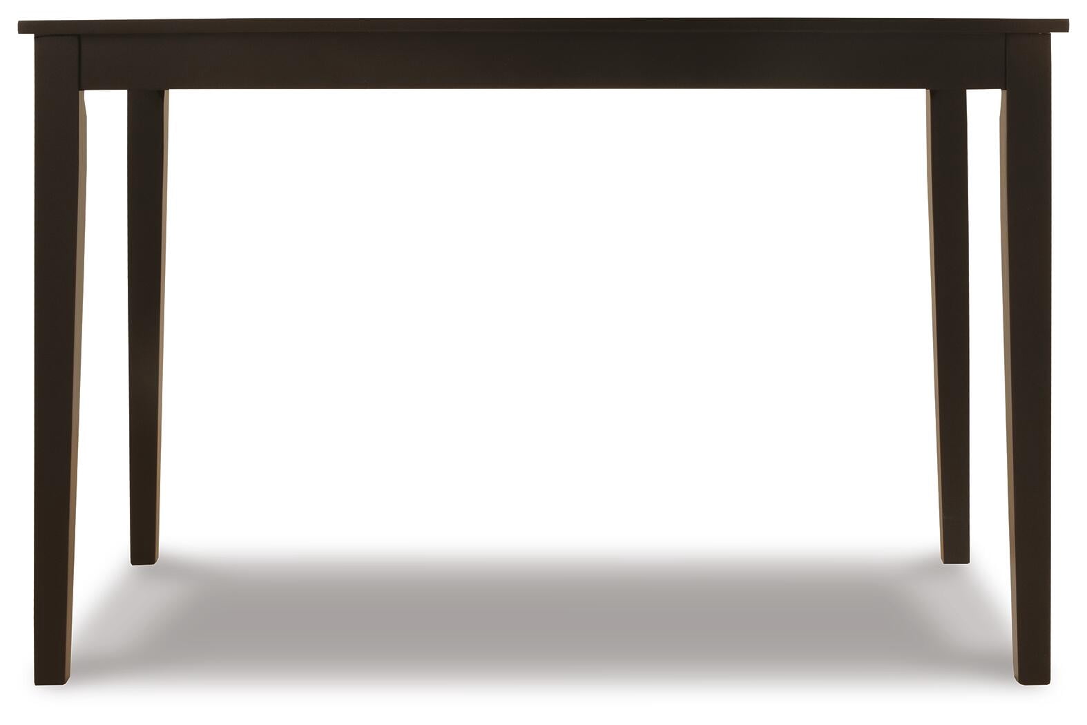 Signature Design by Ashley Contemporary Kimonte Dining Table, Dark Brown