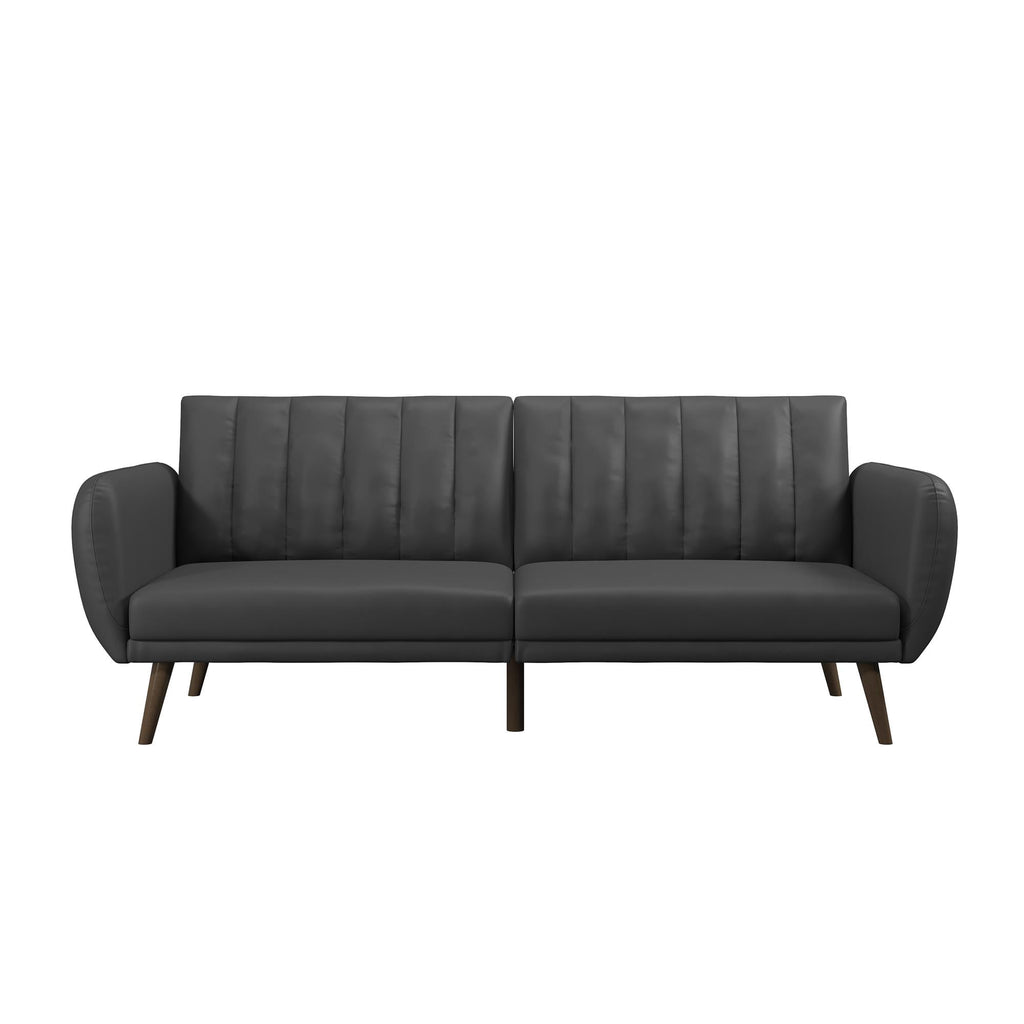 Novogratz Brittany Futon, Blue Linen