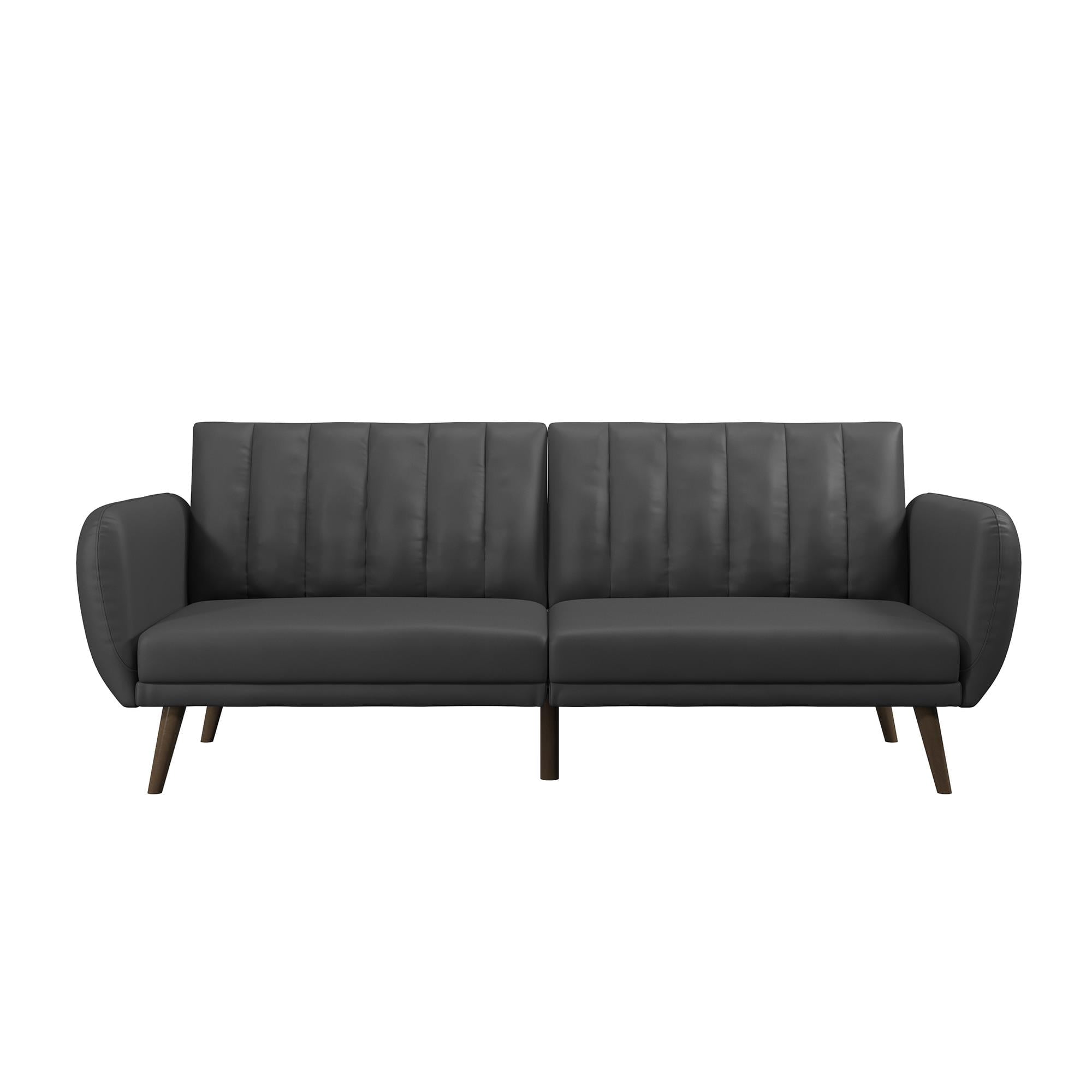 Novogratz Brittany Futon, Blue Linen