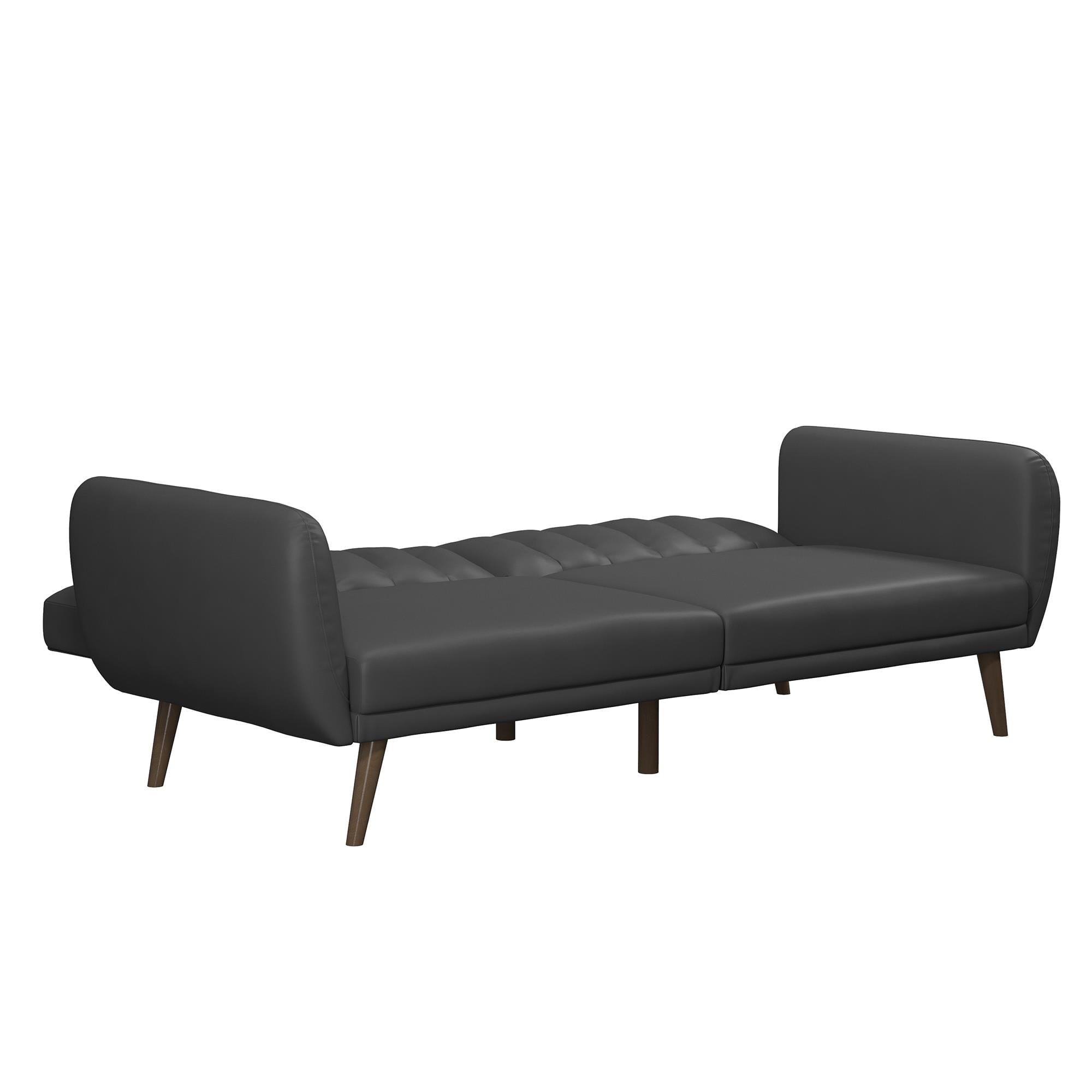 Novogratz Brittany Futon, Blue Linen