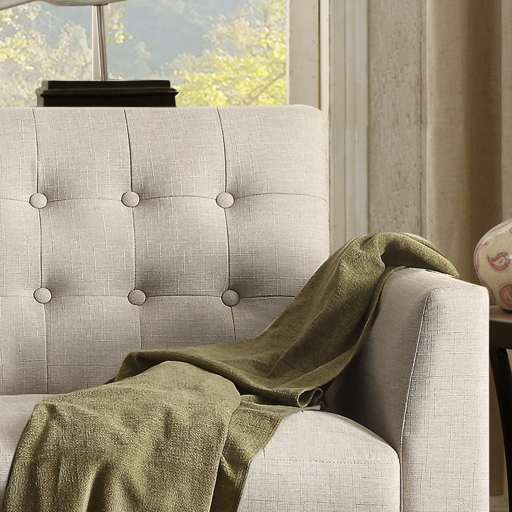 Gewnee 86.6 Modern Sofa Couch,Teddy Velvet 3 Seaters Comfy Couch with Deep Seat for Living Room,2 Pillows,Beige