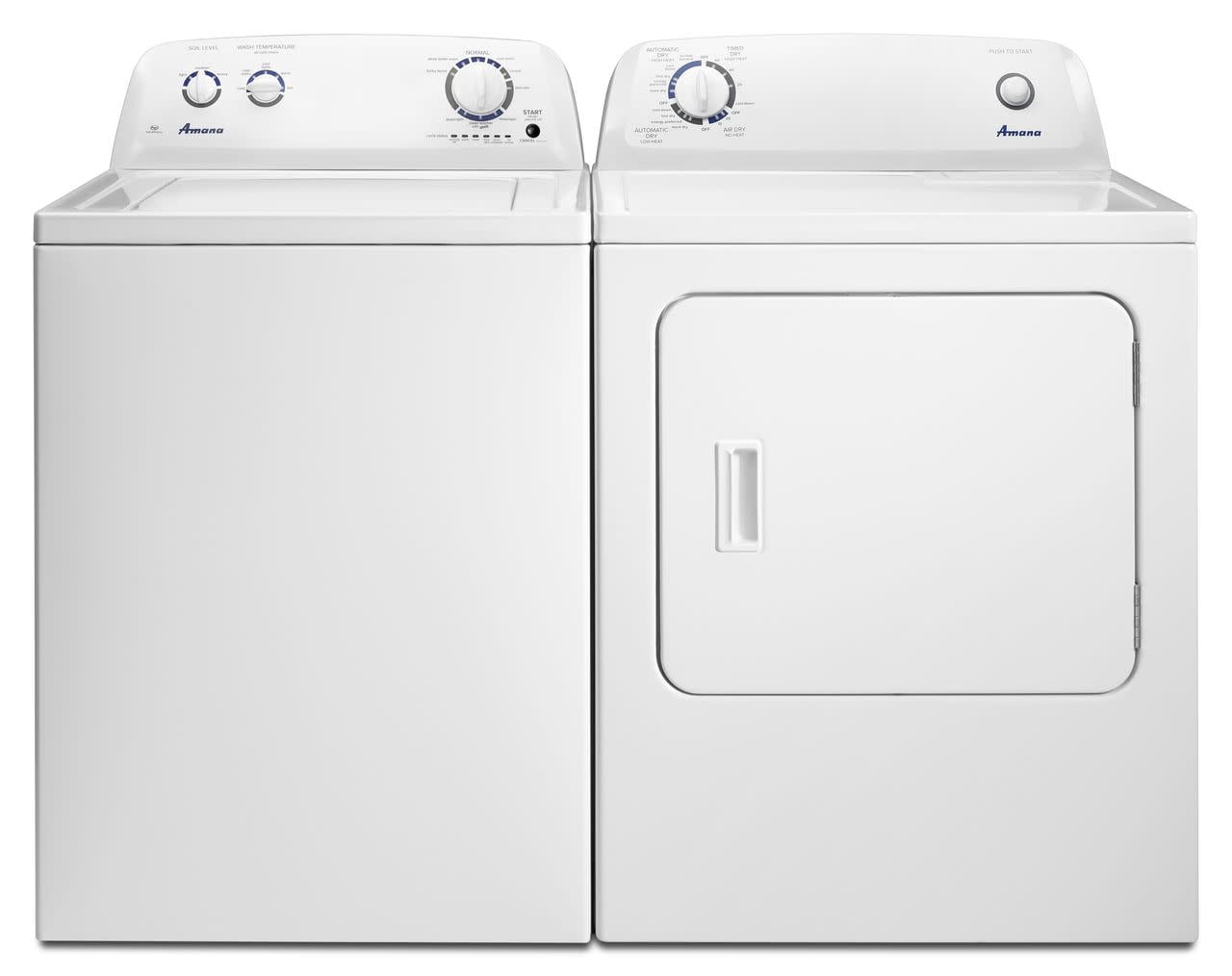 Amana 6.5 cu ft 240 mV White Electric Automatic Dryer