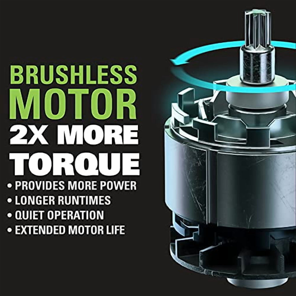 Greenworks 40V 21 Brushless Self-Propelled Lawn Mower, 2 x 4Ah USB (Power Bank) Batteries and Charger Included MO40L4413