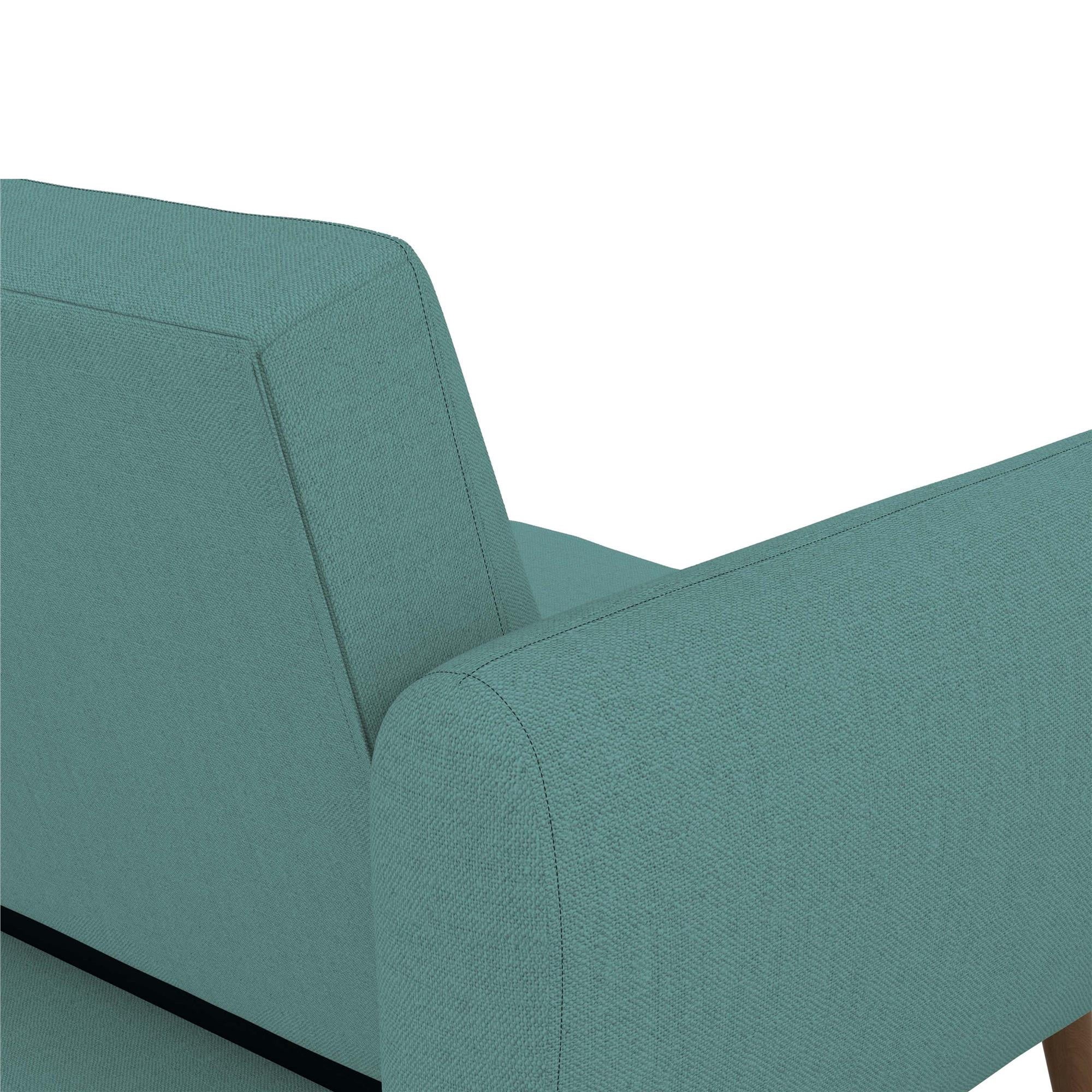 Novogratz Brittany Futon, Blue Linen