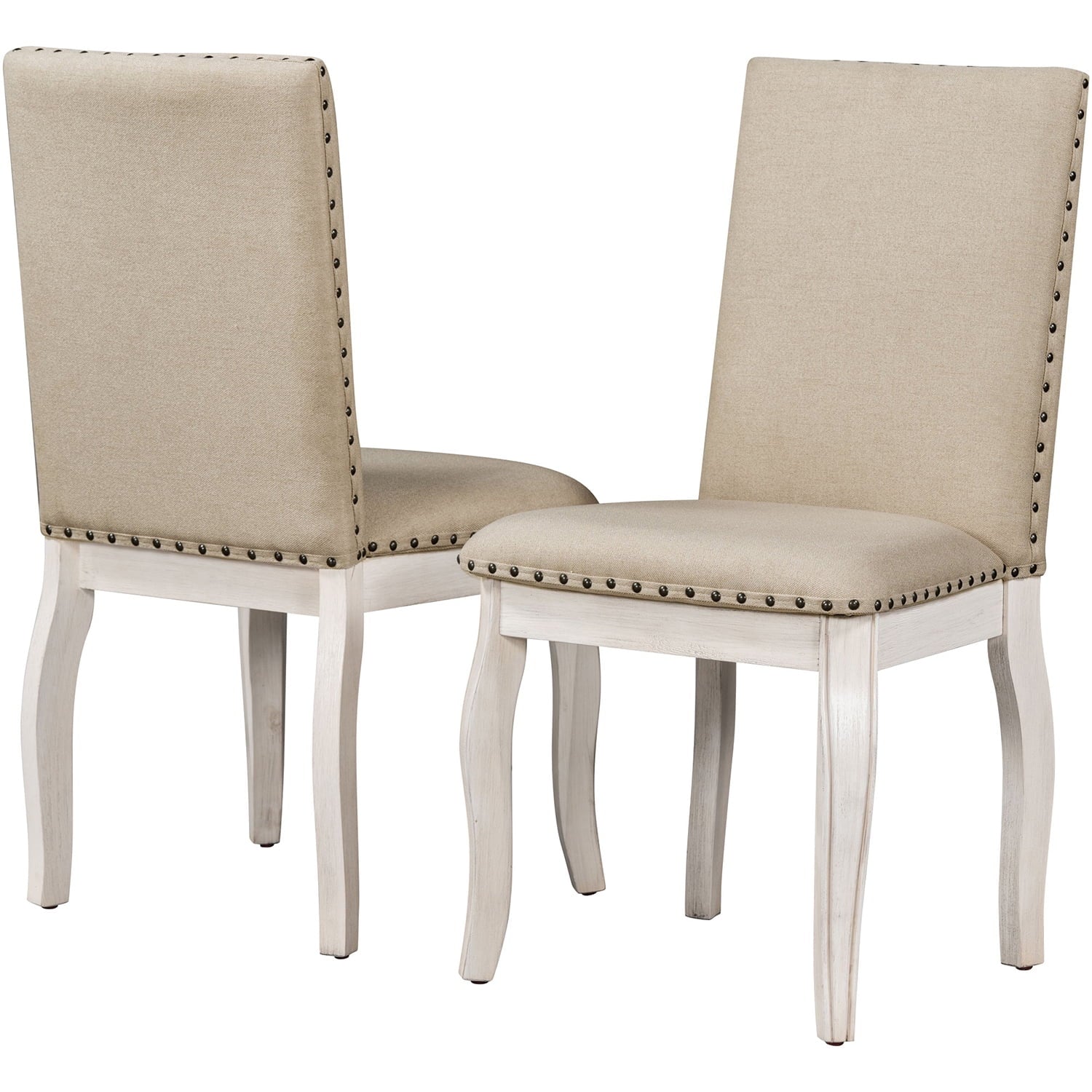 Harper & Bright Designs Extendable Dining Table Set for 4 Upholstered Chairs Functional Retro Style Table for Dining Room Kitchen, Natural Wood Wash