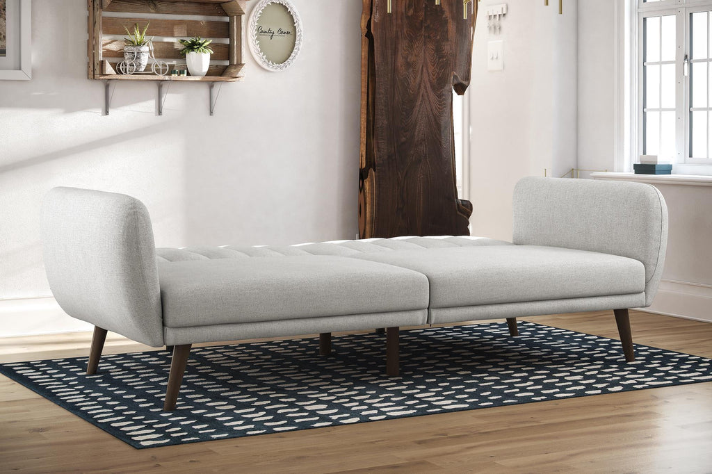 Novogratz Brittany Futon, Blue Linen