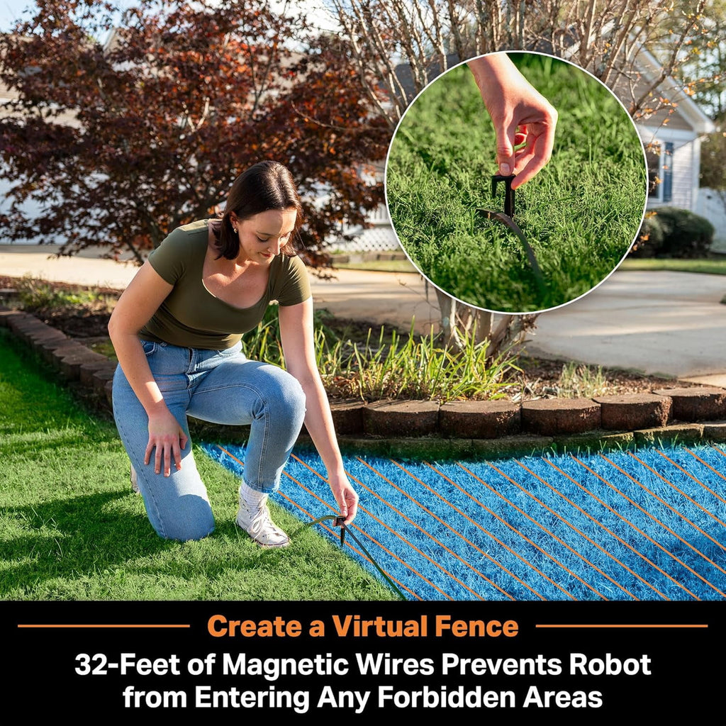 LawnMaster Automatic Obstacle Avoidance Robotic Lawn Mower