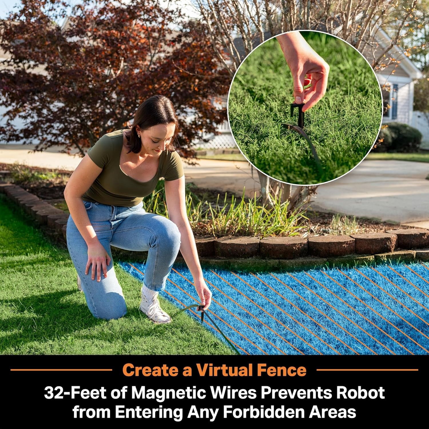 LawnMaster Automatic Obstacle Avoidance Robotic Lawn Mower