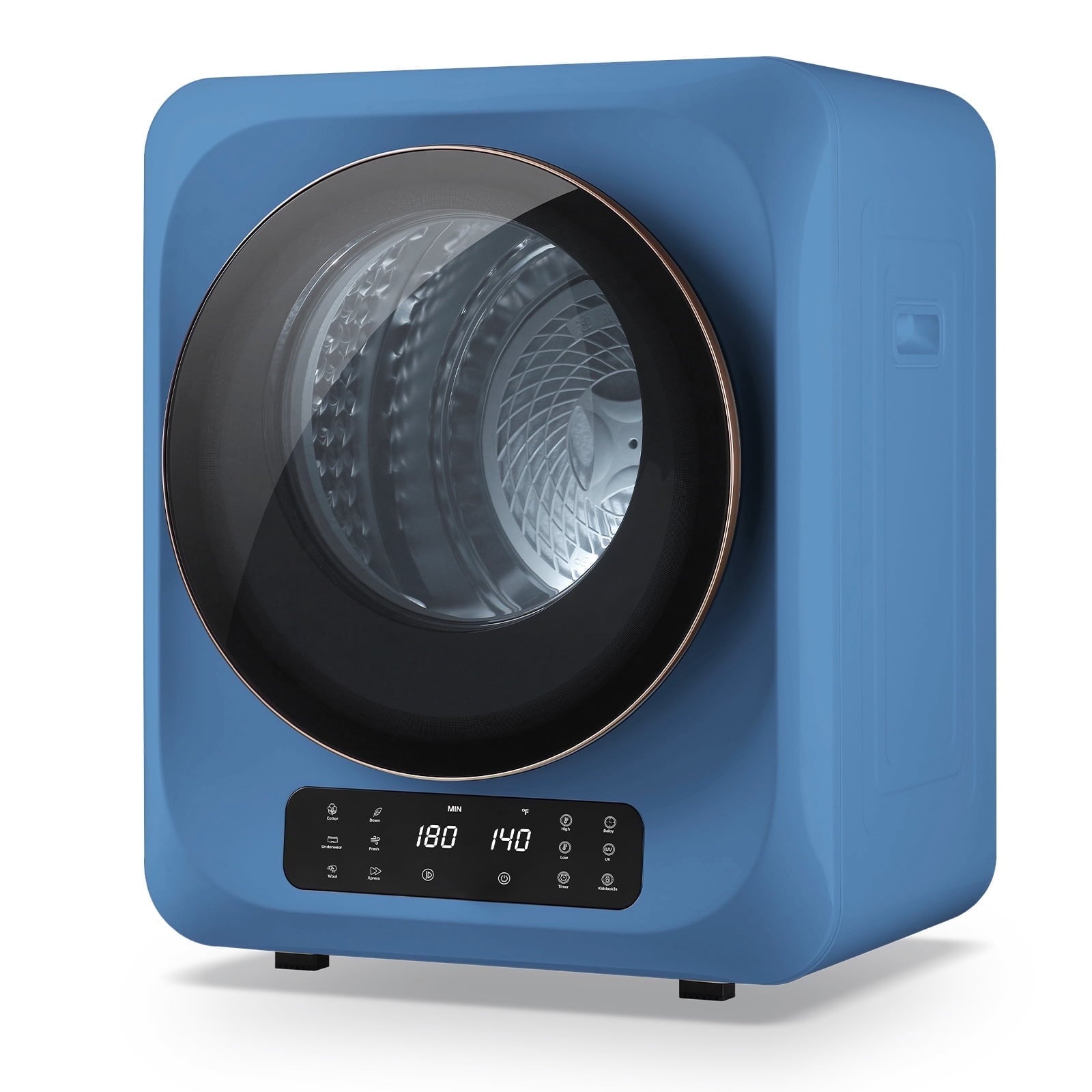 Auertech 1.6 cu ft 120 V Gray Electric Portable Clothes Dryer