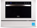 BLACK+DECKER 6-Place Setting Compact Countertop Dishwasher, Accommodates up to 10-In. Dinner Plates, BCD6W