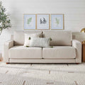 Better Homes & Gardens Owen 87.6 Slope Arm Sofa, Effie Linen