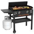 Blackstone Original Outdoor Griddle, 2-Burner 28 Flat Top Grill with Hard Cover, Black