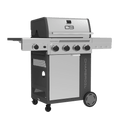 Charbroil® Performance Series™ FlavorMax™ 4 Burner Gas Grill Cabinet with Side Burner, Stainless Steel