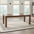 Better Homes & Gardens Bryant Solid Wood Extendable Dining Table, Walnut Finish