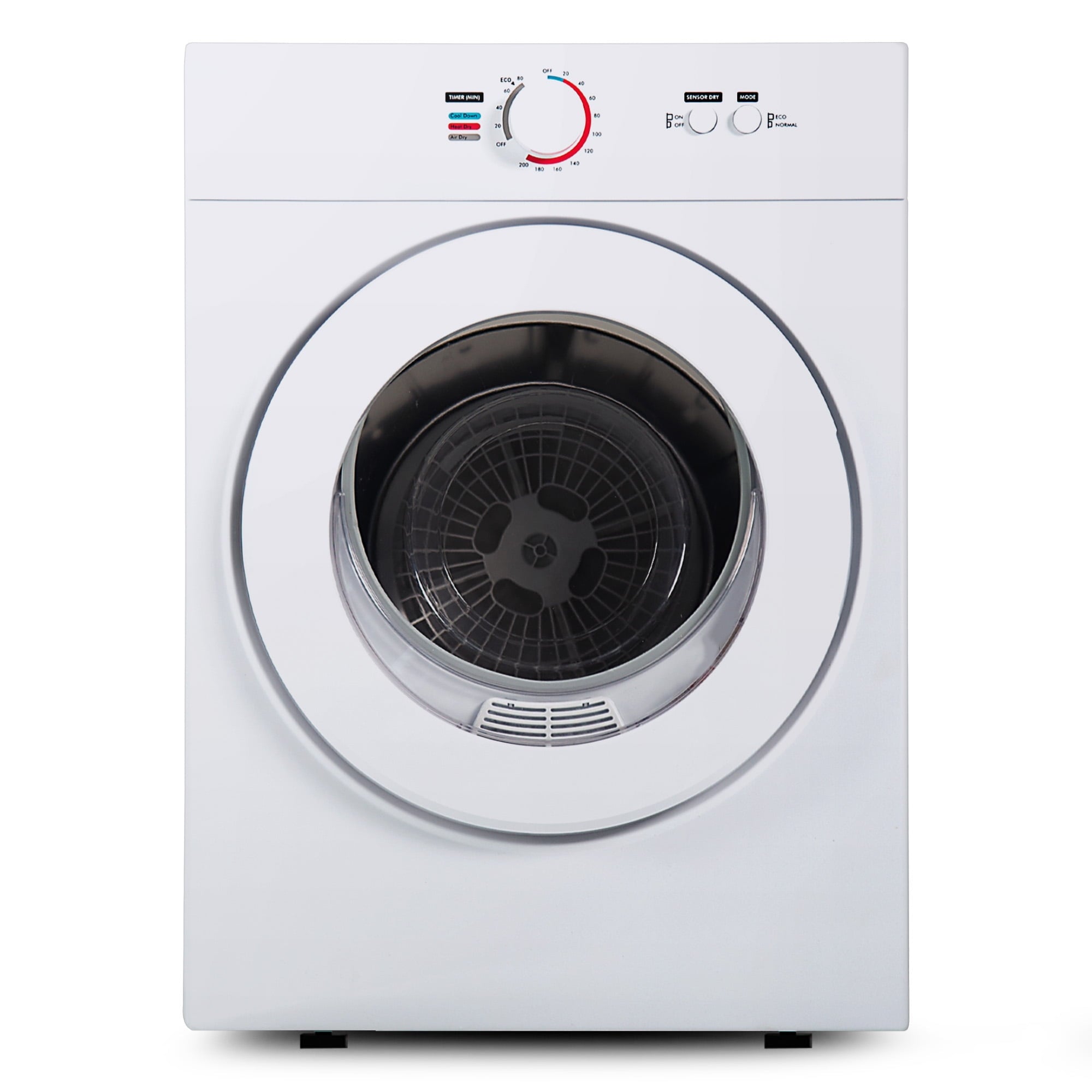 EUHOMY Portable Clothes Dryer, 2.6 Cu.ft Capacity, 1400W Quiet & Energy-Efficient Dryer for Apartments, Dorms, RVs and Small Spaces