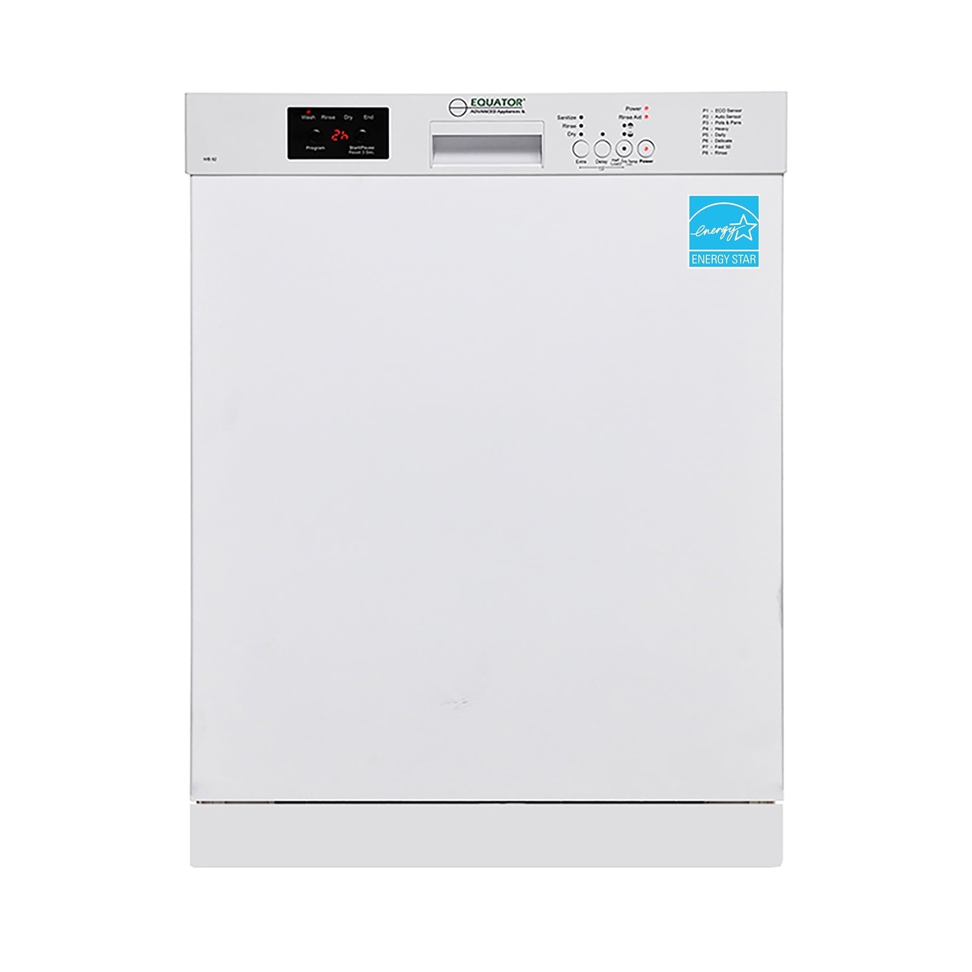 Equator Europe 24 Built in 14 place Dishwasher in White
