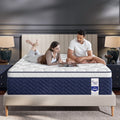 Bedstory Firm Queen Hybrid Mattress 10, Euro Top, Extra Back & Hip Support, CertiPUR-US Certified, 365-Night Trial