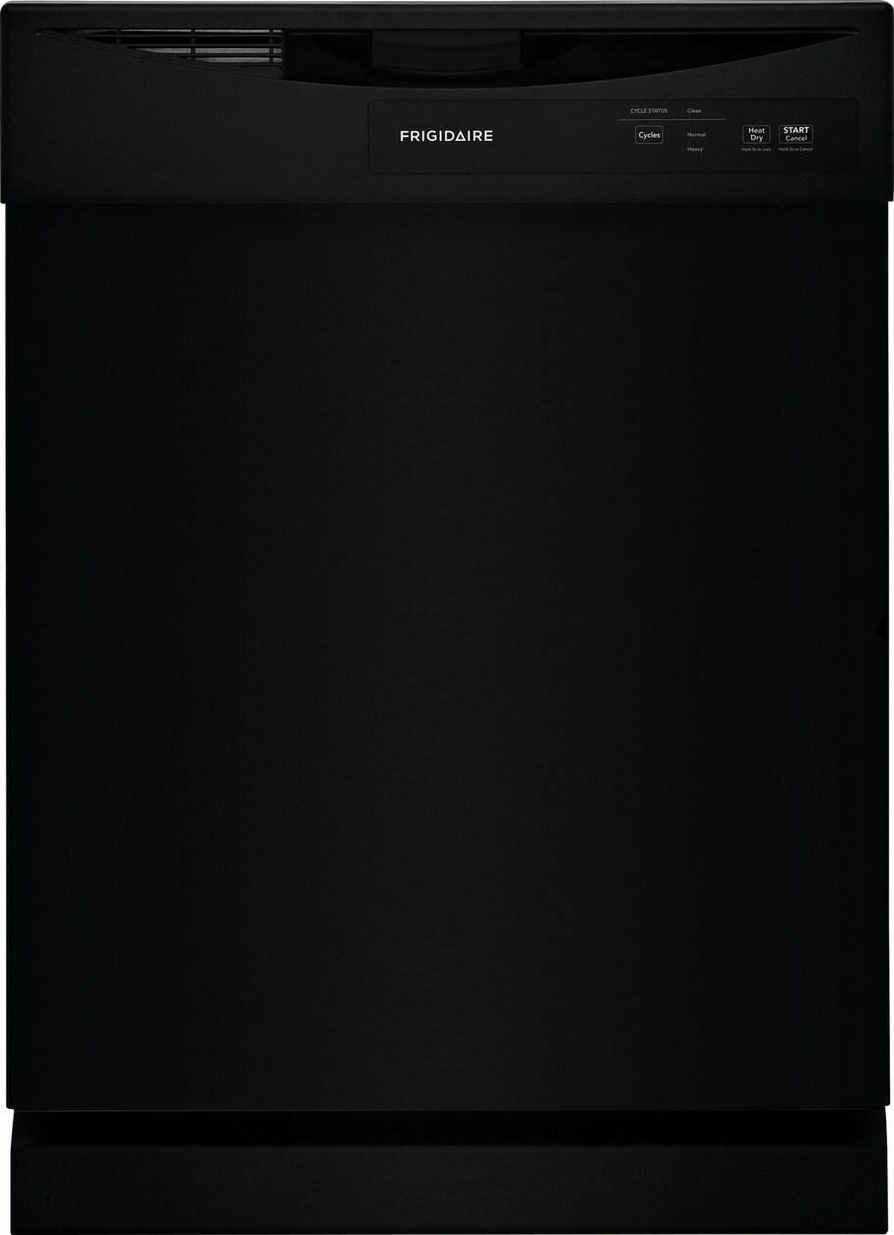 Frigidaire FDPC4221AB 24 Built-In Dishwasher, Front Control, Black