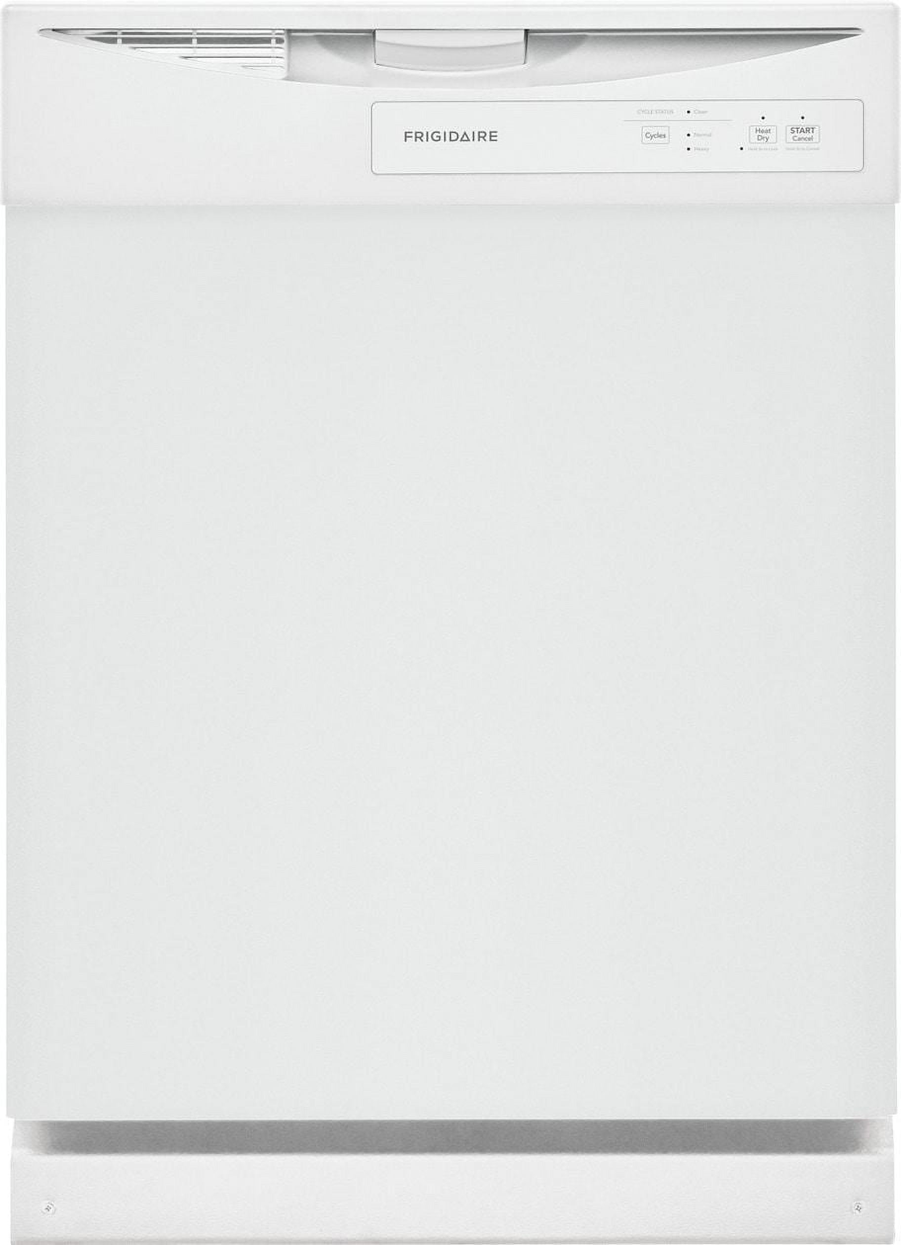 Frigidaire FDPC4221AW 24 Built-In Dishwasher, Front Control, White