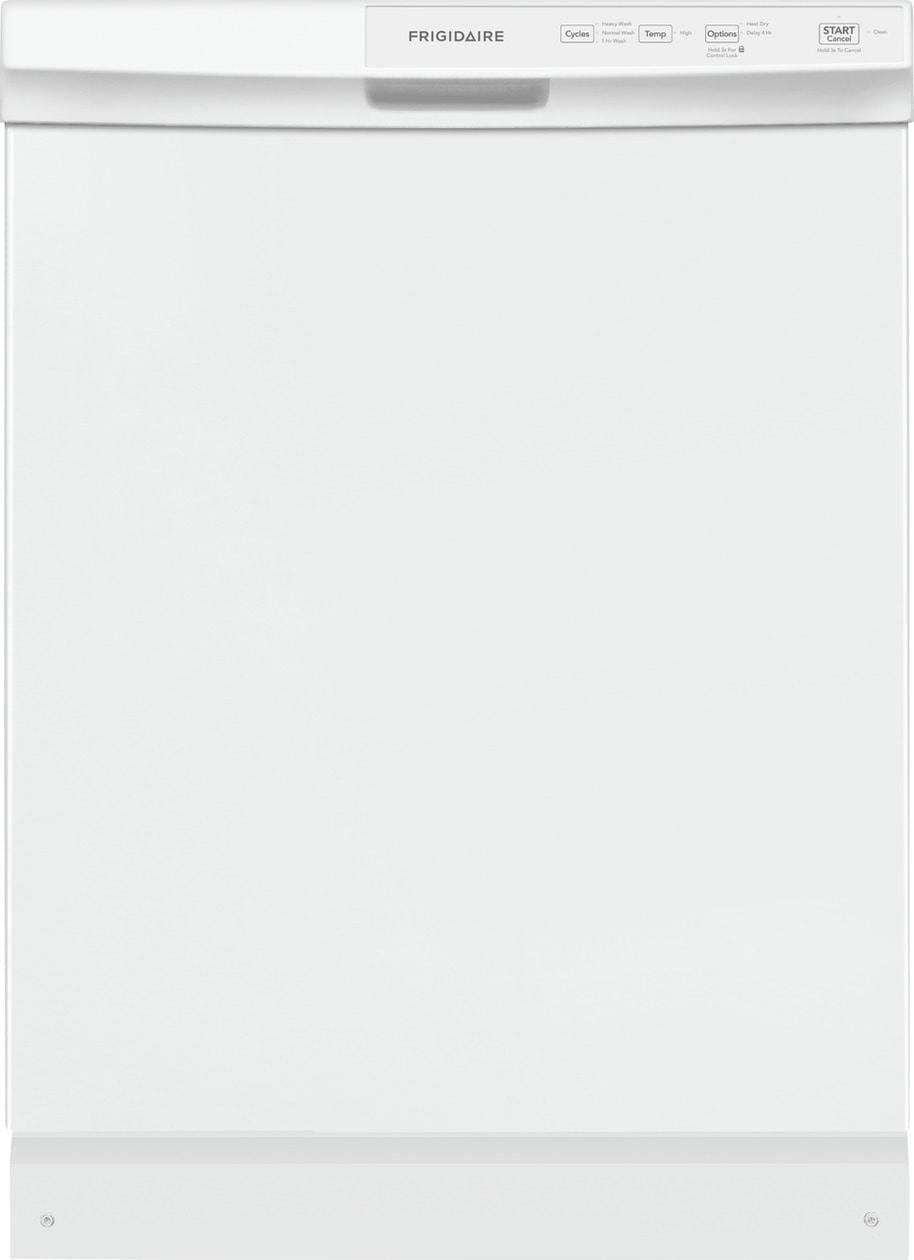 Frigidaire FFCD2413UW 24 Built-In Dishwasher, Front Control, White