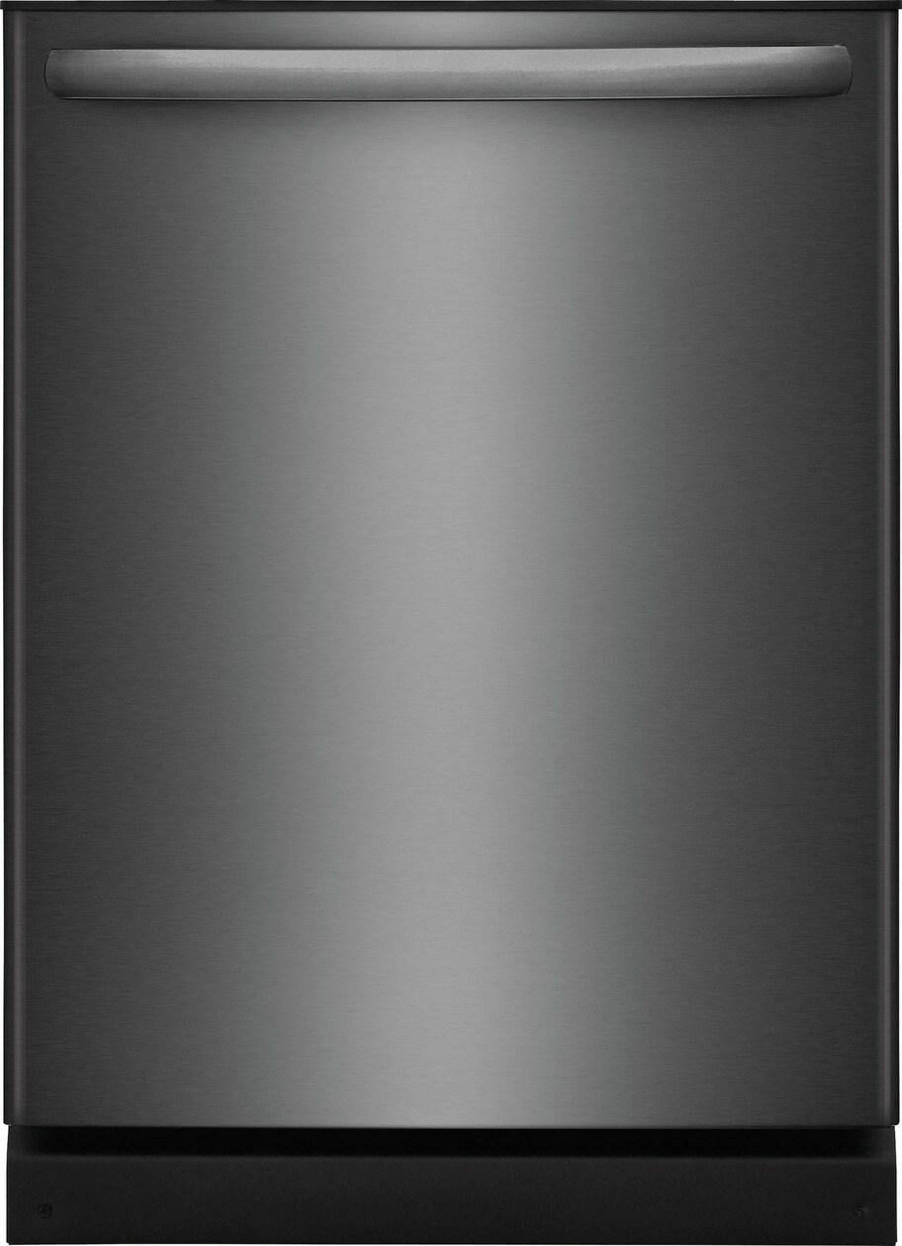 Frigidaire FDPH4316AD 24 Built-In Top Control Dishwasher, Top Control, Black Stainless Steel