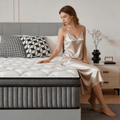 Giovanly 12 inch Queen Hybrid Mattress in a Box, Memory Foam and Individually Wrapped Pocket Coils, Medium Firm, Motion Isolation & Edge Support, Breathable Cooling, CertiPUR-US & OEKO-TEX Certified