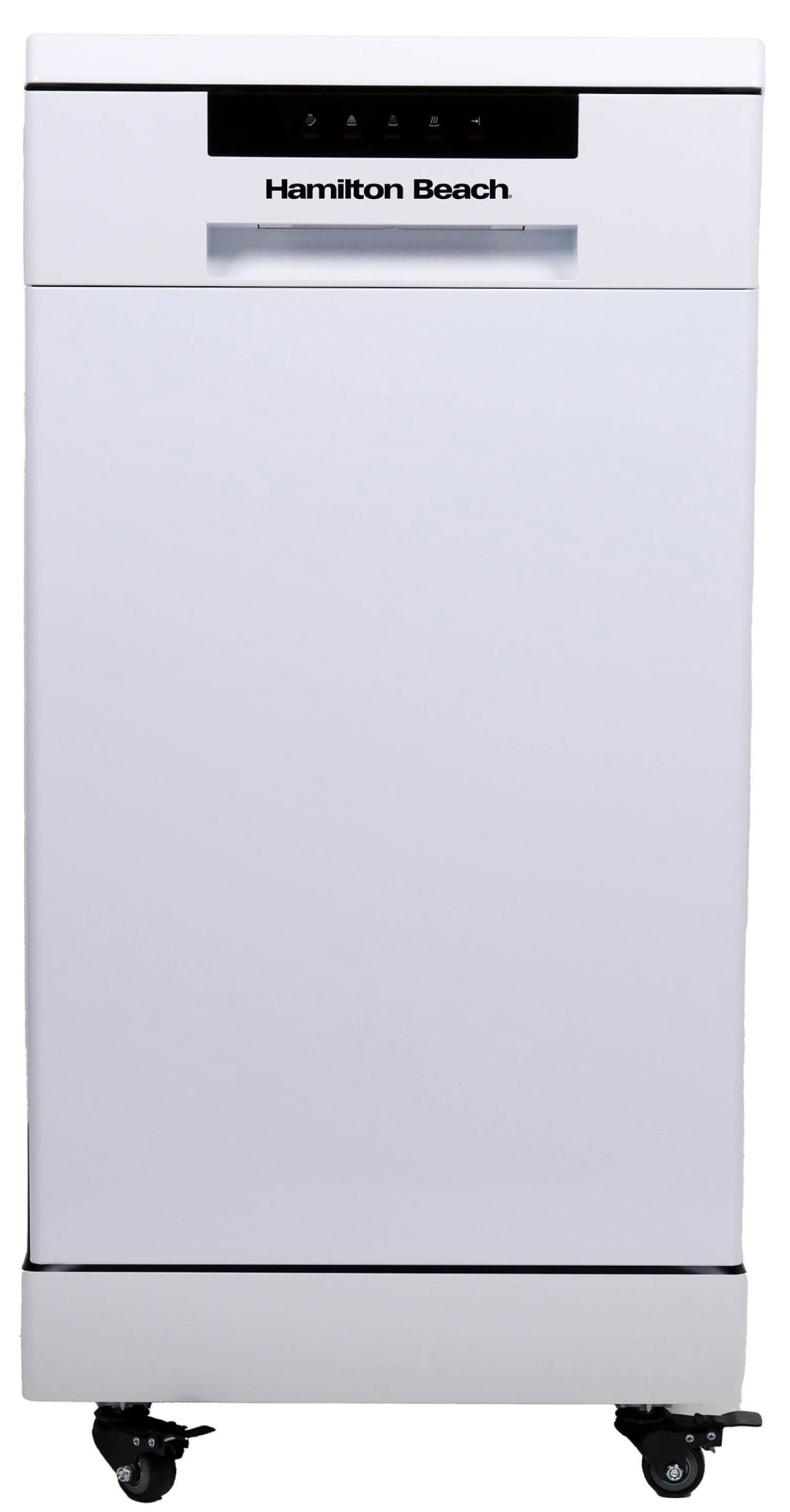 Hamilton Beach 18-Inch Portable Dishwasher with 8 Place Settings and 6 Wash Cycles, Stainless Steel Interior