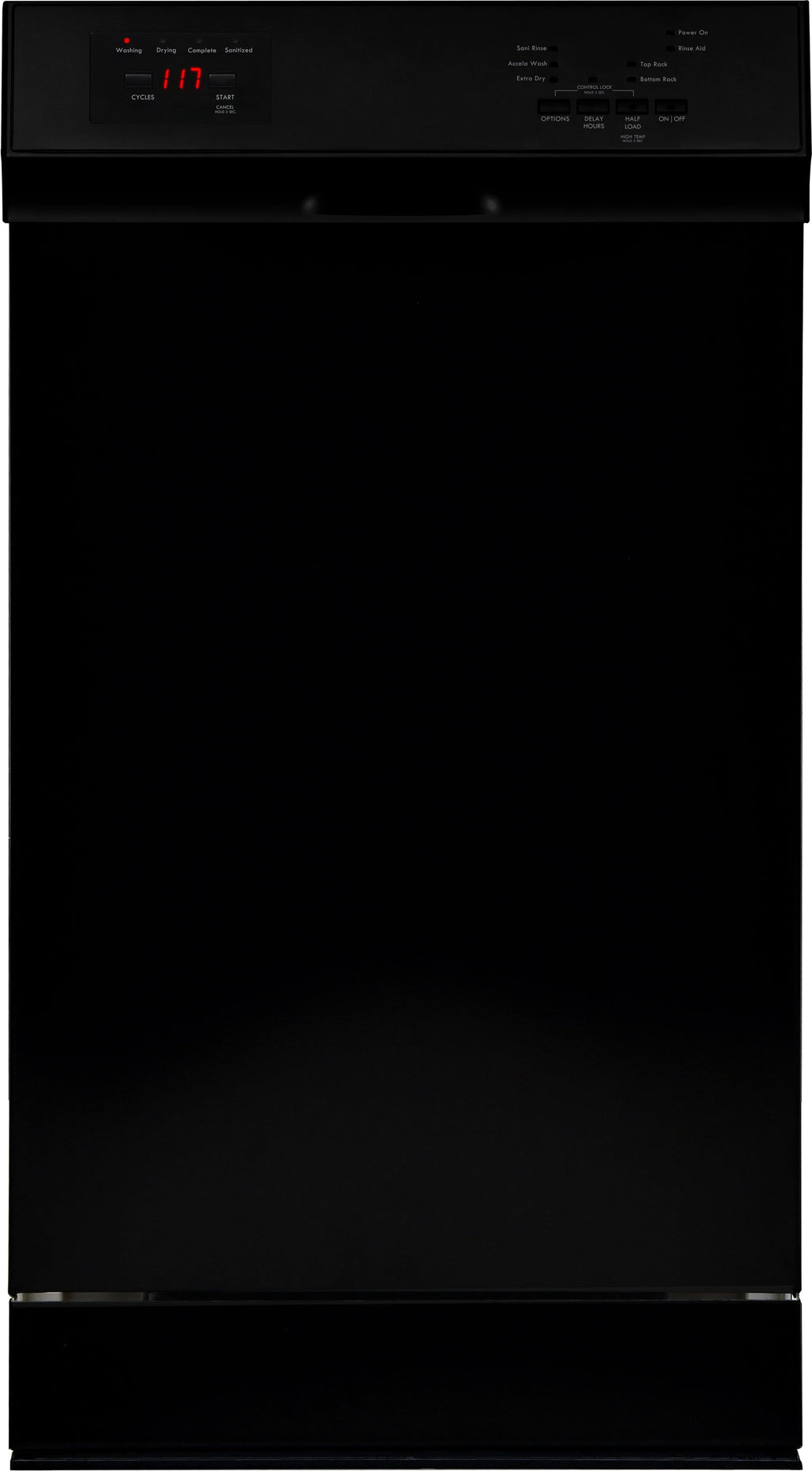 Kenmore 18 Built-in Stainless Steel Tub Dishwasher, SmartWash, 45 dBA Energy Star Certified, Black