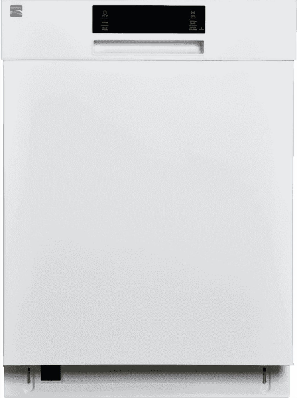 Kenmore 24” Built-In-Dishwasher w/ 3rd Rack & Turbo Dry-White Pocket handle