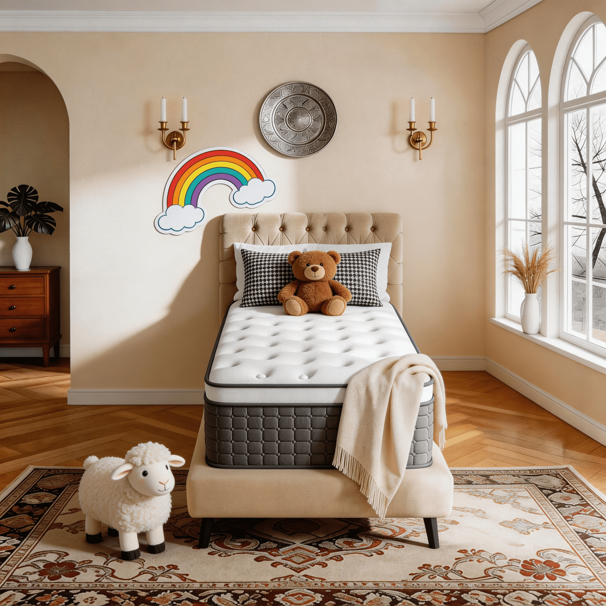 Kizreo Firm Twin Mattress [New Version], 10 inch Gel Memory Foam Hybrid Mattress Twin Size Bed in a Box, Pressure & Pain Relief, CertiPUR-US, Individual Pocket Spring, Edge Support