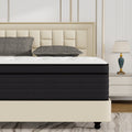 Yilicy 12 inch Queen Mattress, Gel Memory Foam & Spring Hybrid Medium Comfort Mattress in a Box,Adult