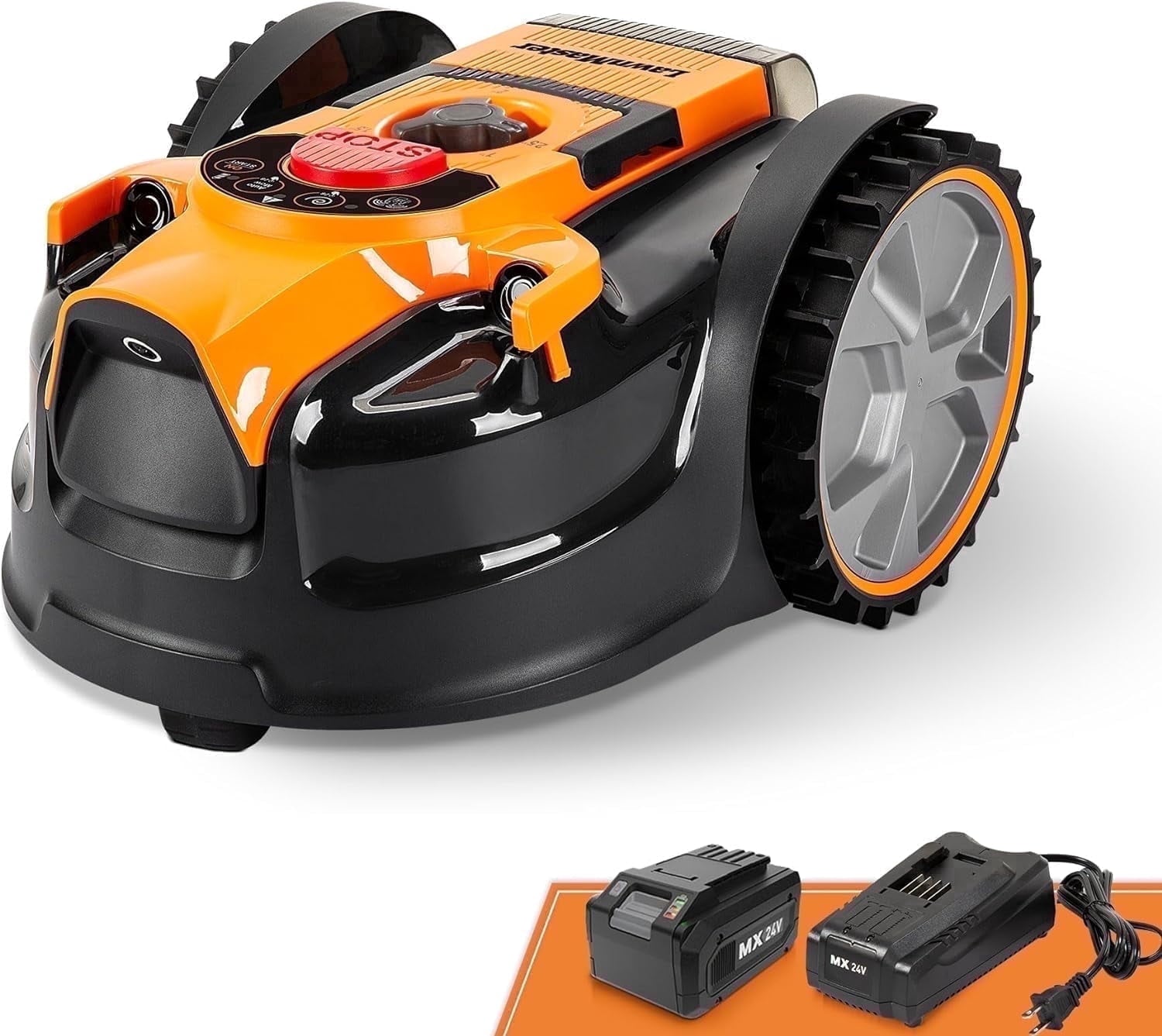 LawnMaster Automatic Obstacle Avoidance Robotic Lawn Mower