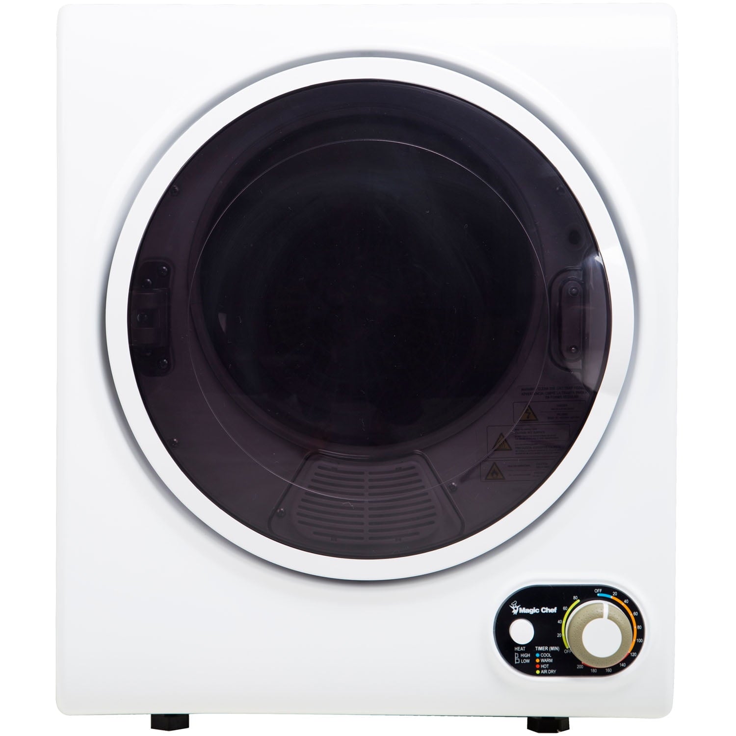 Magic Chef 2.6 cu ft Compact Electric Dryer, White