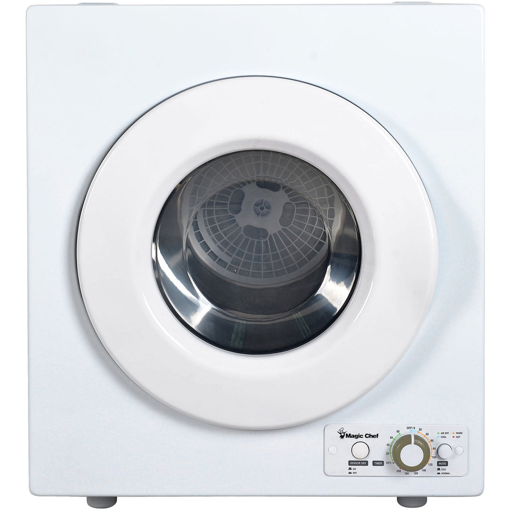 Magic Chef 2.6 cu ft Compact Electric Dryer, White