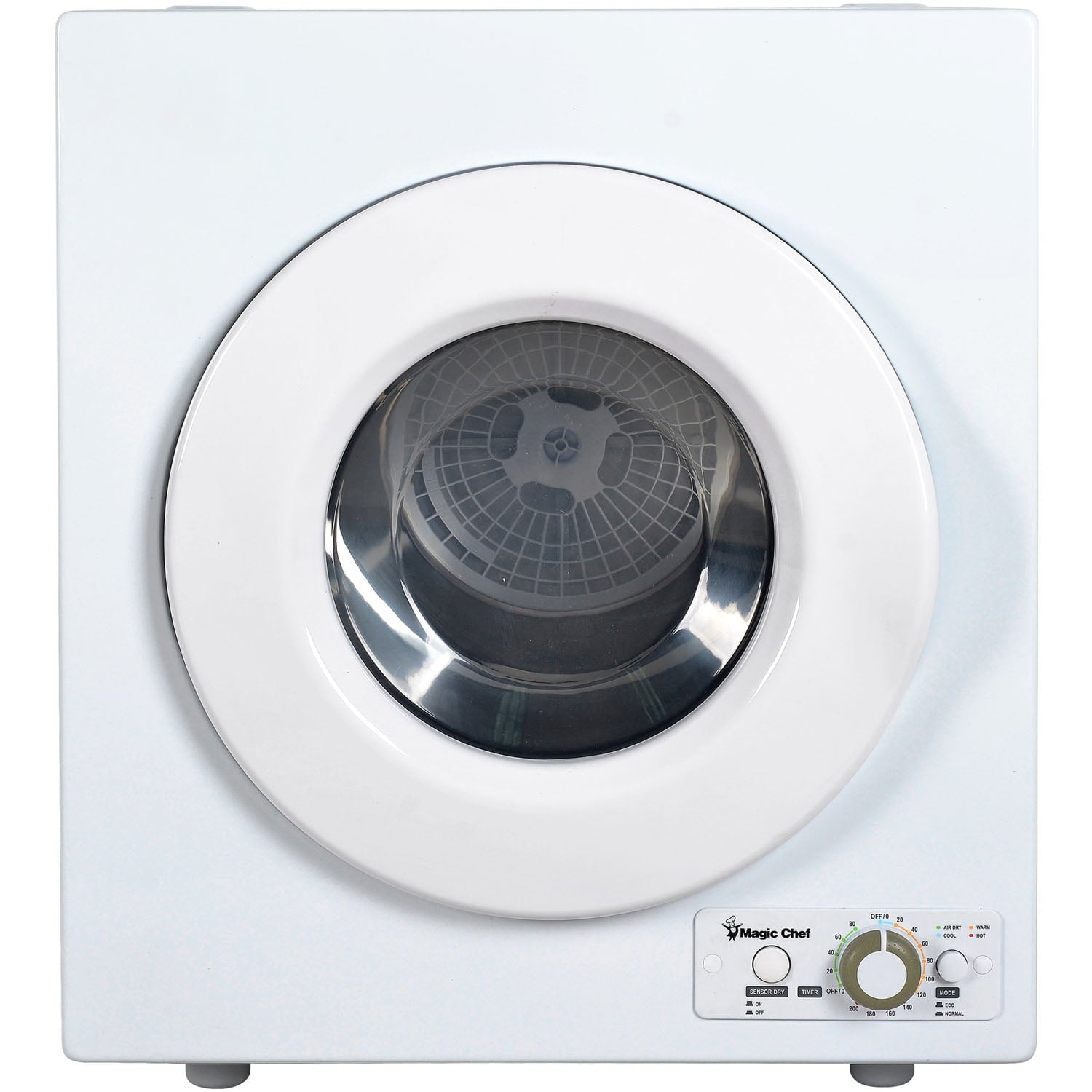 Magic Chef 2.6 cu ft Compact Electric Dryer, White