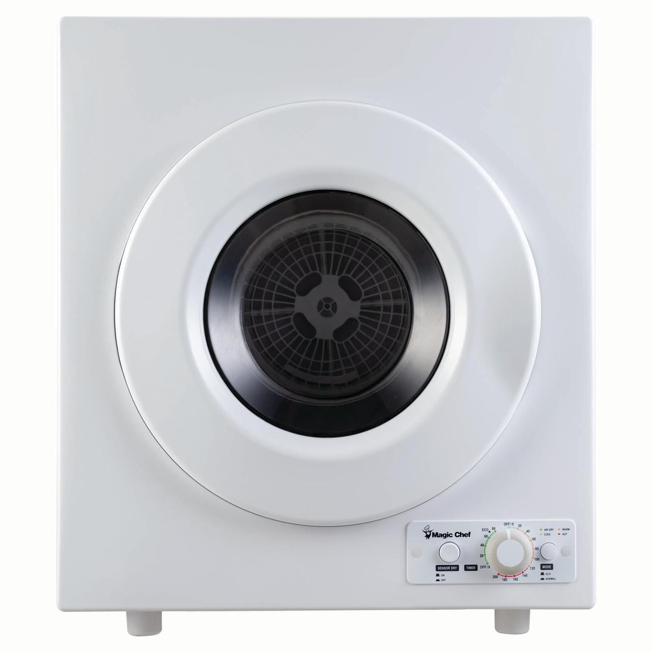 Magic Chef 2.6 cu ft Compact Electric Dryer, White