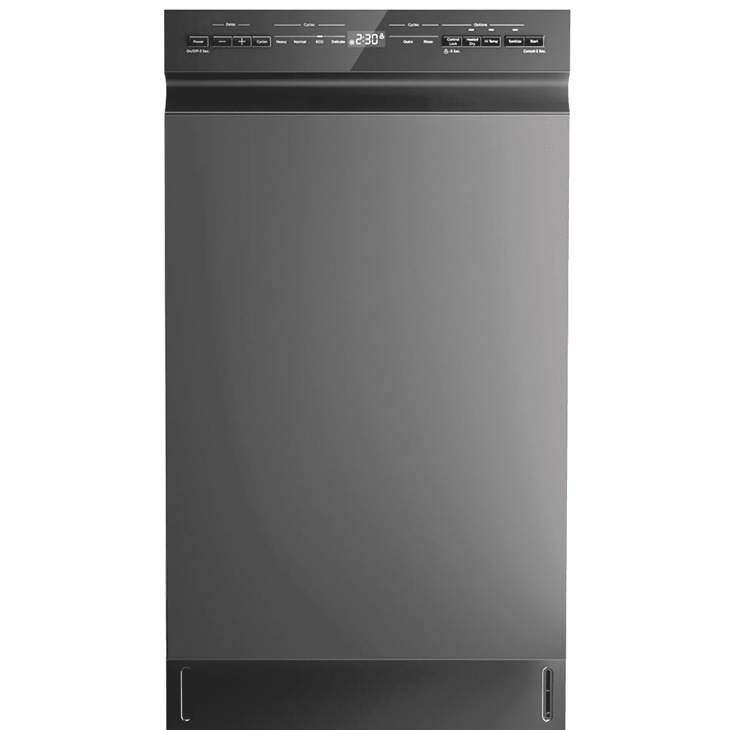 Midea Compact 18-Inch Built-In Dishwasher Stainless